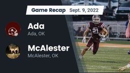 Recap: Ada  vs. McAlester  2022