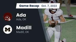 Recap: Ada  vs. Madill  2022