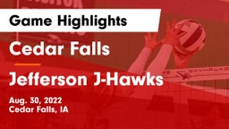 Cedar Falls  vs Jefferson  J-Hawks Game Highlights - Aug. 30, 2022