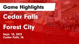 Cedar Falls  vs Forest City  Game Highlights - Sept. 10, 2022