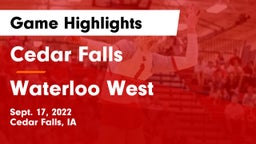 Cedar Falls  vs Waterloo West  Game Highlights - Sept. 17, 2022