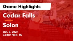Cedar Falls  vs Solon  Game Highlights - Oct. 8, 2022