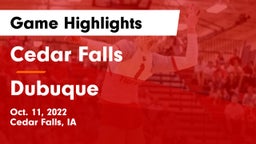Cedar Falls  vs Dubuque  Game Highlights - Oct. 11, 2022