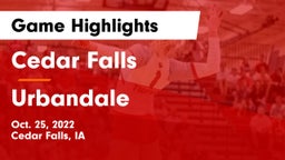 Cedar Falls  vs Urbandale  Game Highlights - Oct. 25, 2022