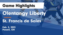 Olentangy Liberty  vs St. Francis de Sales  Game Highlights - Feb. 5, 2023