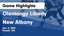 Olentangy Liberty  vs New Albany Game Highlights - Jan. 5, 2024