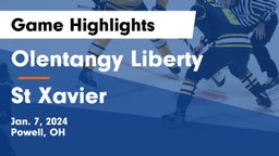 Olentangy Liberty  vs St Xavier Game Highlights - Jan. 7, 2024