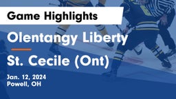 Olentangy Liberty  vs St. Cecile (Ont) Game Highlights - Jan. 12, 2024
