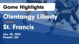 Olentangy Liberty  vs St. Francis Game Highlights - Jan. 20, 2024