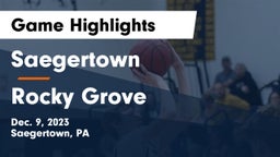 Saegertown  vs Rocky Grove  Game Highlights - Dec. 9, 2023