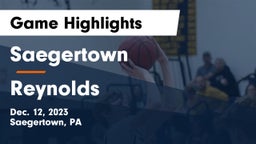 Saegertown  vs Reynolds  Game Highlights - Dec. 12, 2023