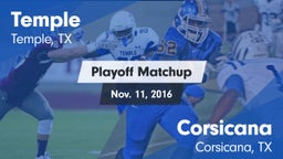 Matchup: Temple  vs. Corsicana  2016