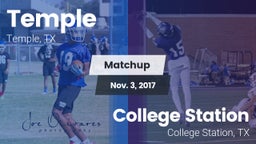 Matchup: Temple  vs. College Station  2017