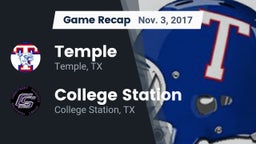 Recap: Temple  vs. College Station  2017