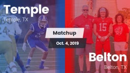 Matchup: Temple  vs. Belton  2019