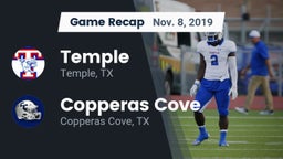 Recap: Temple  vs. Copperas Cove  2019