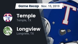 Recap: Temple  vs. Longview  2019