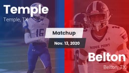 Matchup: Temple  vs. Belton  2020