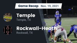 Recap: Temple  vs. Rockwall-Heath  2021