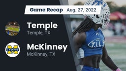 Recap: Temple  vs. McKinney  2022