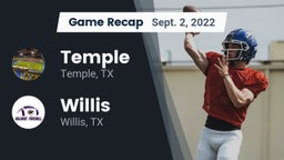 Recap: Temple  vs. Willis  2022