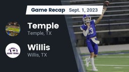 Recap: Temple  vs. Willis  2023