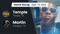 Recap: Temple  vs. Martin  2023