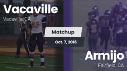 Matchup: Vacaville High vs. Armijo  2016