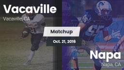 Matchup: Vacaville High vs. Napa  2016