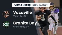 Recap: Vacaville  vs. Granite Bay  2021