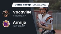 Recap: Vacaville  vs. Armijo  2022