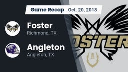 Recap: Foster  vs. Angleton  2018