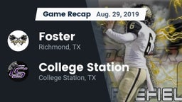 Recap: Foster  vs. College Station  2019