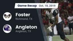 Recap: Foster  vs. Angleton  2019