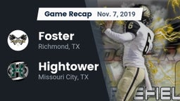 Recap: Foster  vs. Hightower  2019