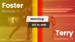 Matchup: Foster  vs. Terry  2020