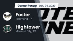 Recap: Foster  vs. Hightower  2020
