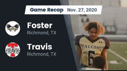 Recap: Foster  vs. Travis  2020