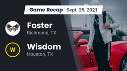 Recap: Foster  vs. Wisdom  2021