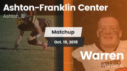 Matchup: Ashton-Franklin vs. Warren  2018