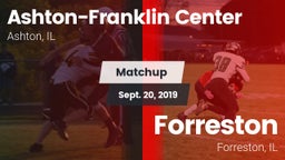 Matchup: Ashton-Franklin vs. Forreston  2019