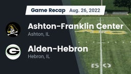 Recap: Ashton-Franklin Center  vs. Alden-Hebron  2022