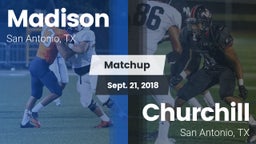 Matchup: Madison vs. Churchill  2018