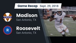 Recap: Madison  vs. Roosevelt  2018