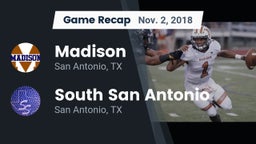 Recap: Madison  vs. South San Antonio  2018