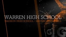 Madison football highlights Warren High School