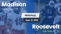 Matchup: Madison vs. Roosevelt  2019