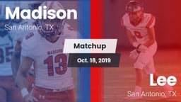 Matchup: Madison vs. Lee  2019