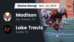 Recap: Madison  vs. Lake Travis  2019