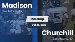 Matchup: Madison vs. Churchill  2020
